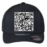 Scan Me QR Code Jesus Loves You Funny Christian  Flexfit Unipanel Trucker Cap