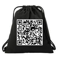 Scan Me QR Code Jesus Loves You Funny Christian  Drawstring Bag