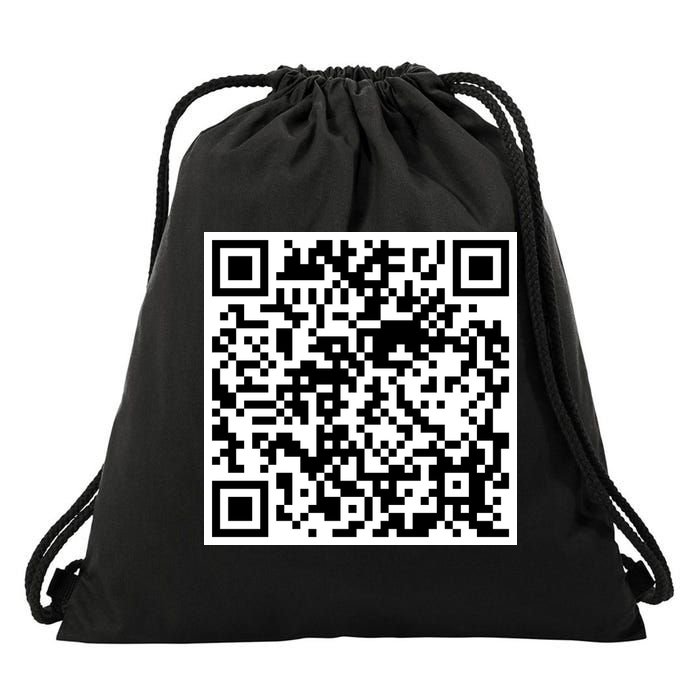 Scan Me QR Code Jesus Loves You Funny Christian  Drawstring Bag