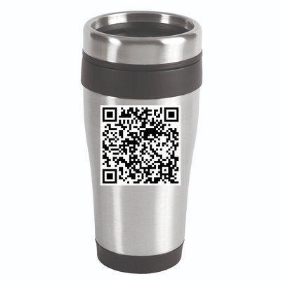 Scan Me QR Code Jesus Loves You Funny Christian  16oz Travel Tumbler