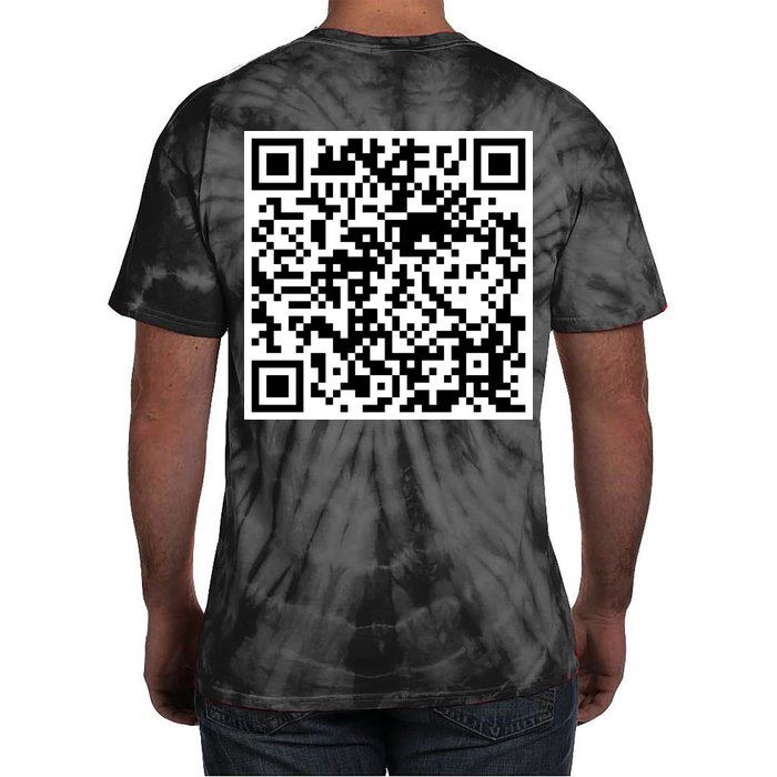 Scan Me QR Code Jesus Loves You Funny Christian  Tie-Dye T-Shirt
