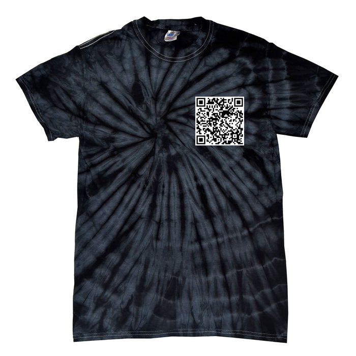 Scan Me QR Code Jesus Loves You Funny Christian  Tie-Dye T-Shirt