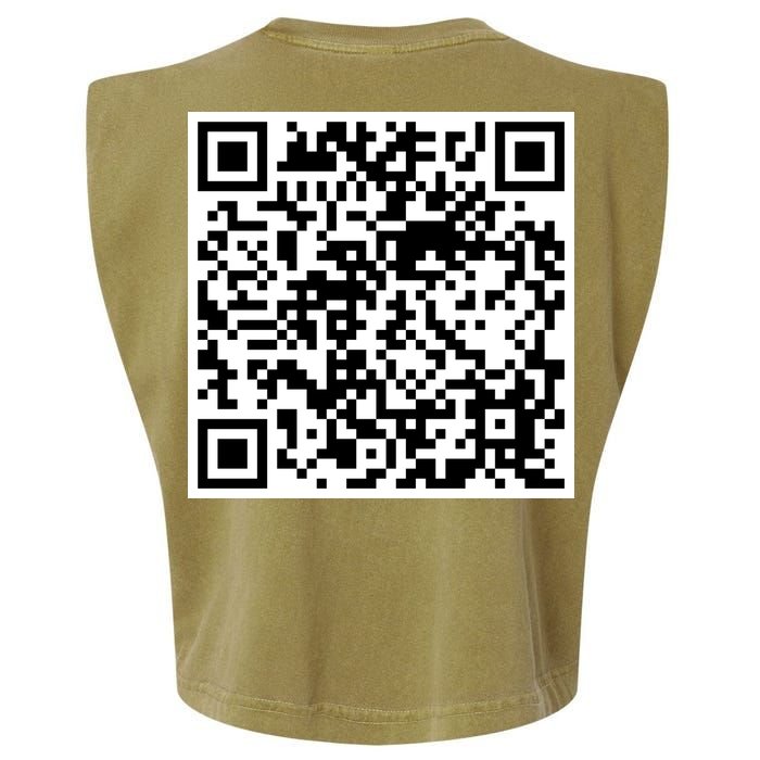 Scan Me QR Code Jesus Loves You Funny Christian  Garment-Dyed Women's Muscle Tee