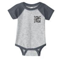 Scan Me QR Code Jesus Loves You Funny Christian  Infant Baby Jersey Bodysuit