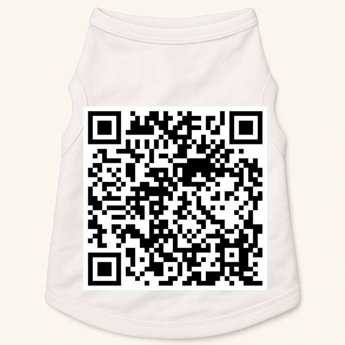 Scan Me QR Code Jesus Loves You Funny Christian  Doggie Tank