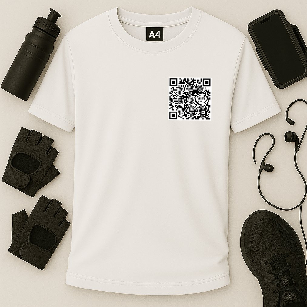 Scan Me QR Code Jesus Loves You Funny Christian  Performance Shirt