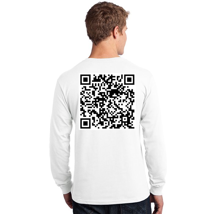 Scan Me QR Code Jesus Loves You Funny Christian  Long Sleeve Shirt