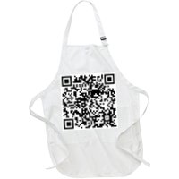 Scan Me QR Code Jesus Loves You Funny Christian  Apron