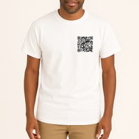 Scan Me QR Code Jesus Loves You Funny Christian  Tall T-Shirt