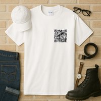 Scan Me QR Code Jesus Loves You Funny Christian  Tall T-Shirt