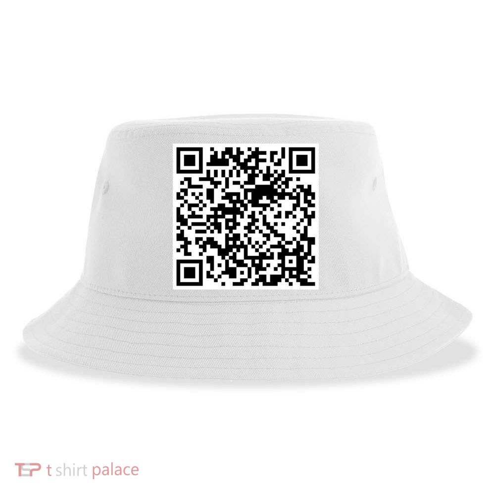 Scan Me QR Code Jesus Loves You Funny Christian  Sustainable Bucket Hat