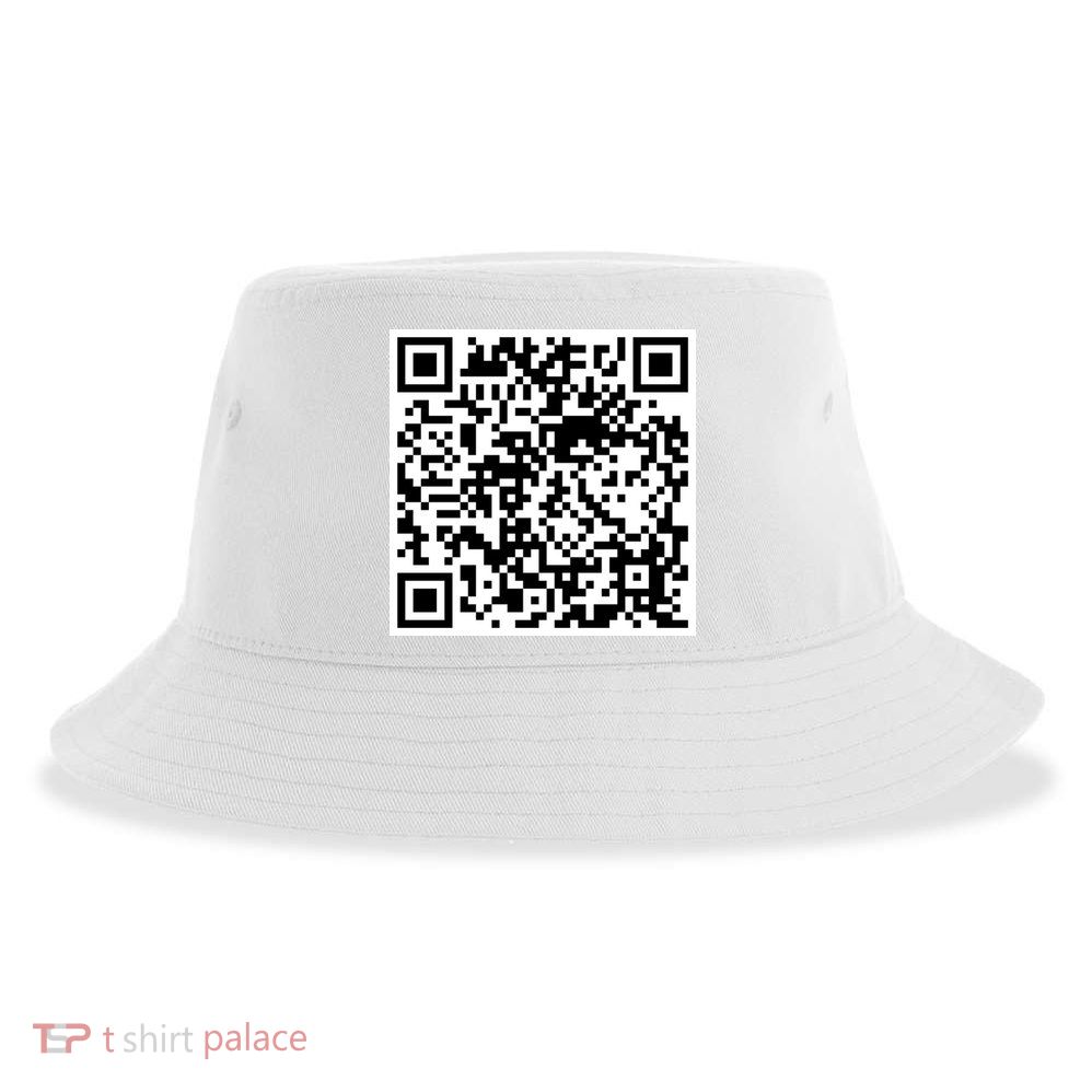 Scan Me QR Code Jesus Loves You Funny Christian  Sustainable Bucket Hat