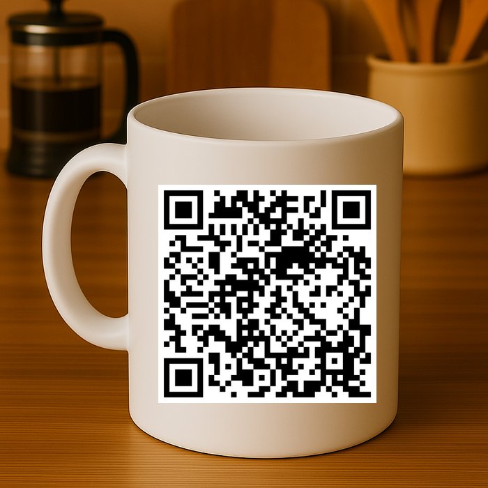 Scan Me QR Code Jesus Loves You Funny Christian  Mug
