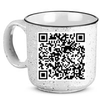 Scan Me QR Code Jesus Loves You Funny Christian  15oz Campfire Ceramic Mug