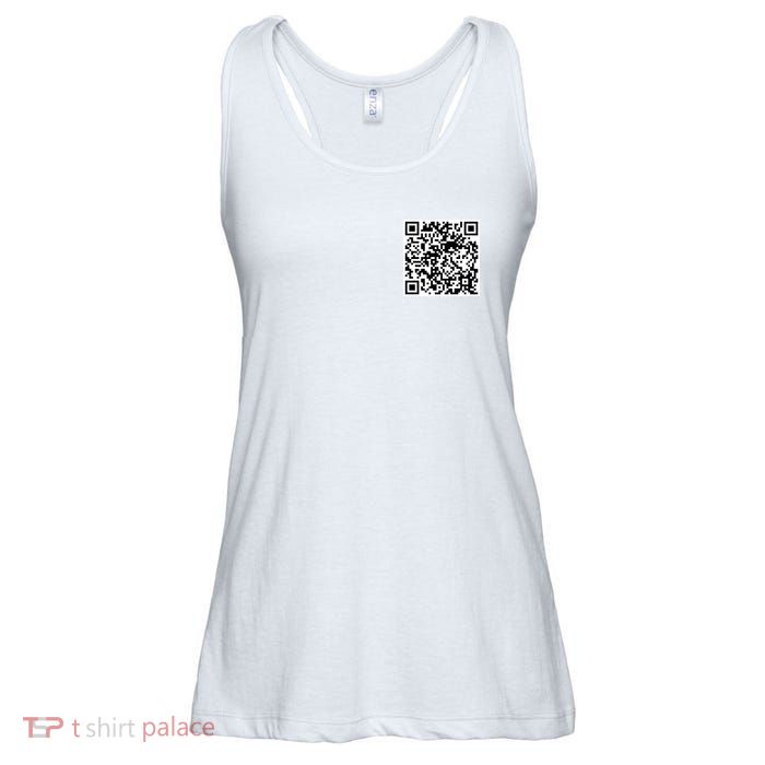 Scan Me QR Code Jesus Loves You Funny Christian  Ladies Essential Flowy Tank