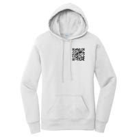 Scan Me QR Code Jesus Loves You Funny Christian  Women's Pullover Hoodie