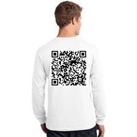 Scan Me QR Code Jesus Loves You Funny Christian  Tall Long Sleeve T-Shirt