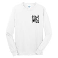 Scan Me QR Code Jesus Loves You Funny Christian  Tall Long Sleeve T-Shirt
