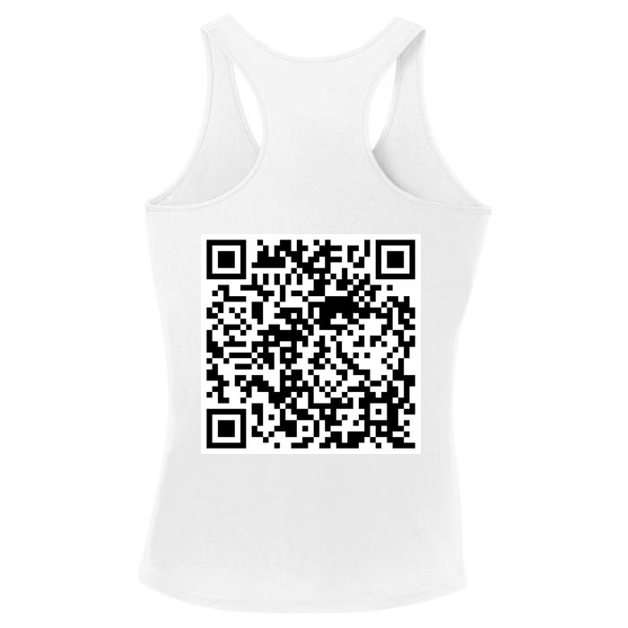 Scan Me QR Code Jesus Loves You Funny Christian  Ladies PosiCharge Competitor Racerback Tank