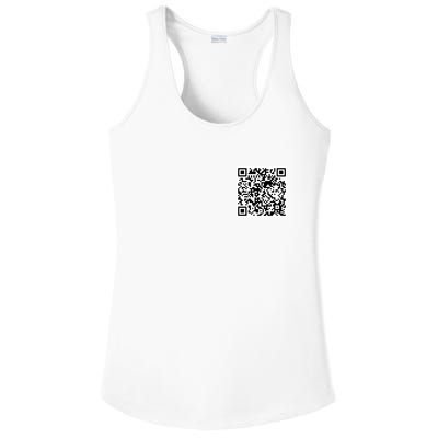 Scan Me QR Code Jesus Loves You Funny Christian  Ladies PosiCharge Competitor Racerback Tank