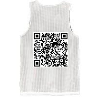 Scan Me QR Code Jesus Loves You Funny Christian  Mesh Reversible Basketball Jersey Tank