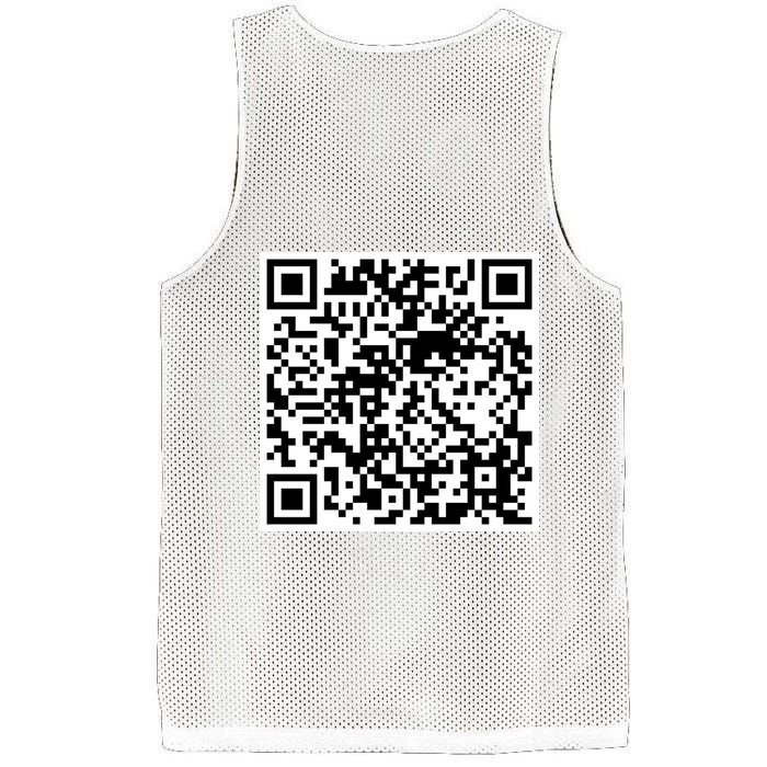 Scan Me QR Code Jesus Loves You Funny Christian  Mesh Reversible Basketball Jersey Tank