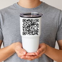 Scan Me QR Code Jesus Loves You Funny Christian  Tumbler