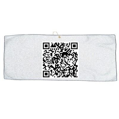 Scan Me QR Code Jesus Loves You Funny Christian  Large Microfiber Waffle Golf Towel