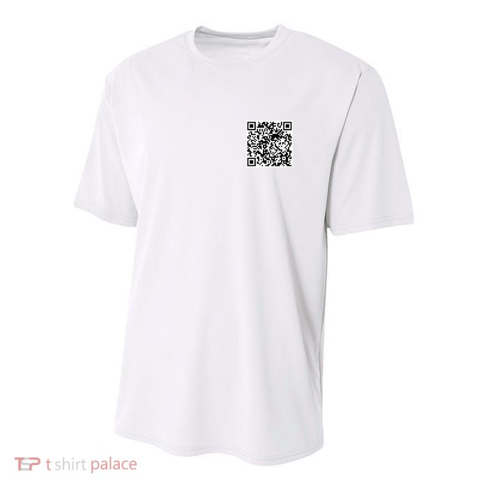 Scan Me QR Code Jesus Loves You Funny Christian  Youth Performance Sprint T-Shirt