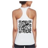 Scan Me QR Code Jesus Loves You Funny Christian  Womens Tank Top