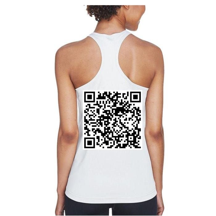 Scan Me QR Code Jesus Loves You Funny Christian  Womens Tank Top