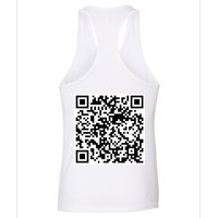 Scan Me QR Code Jesus Loves You Funny Christian  Womens Tank Top