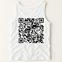 Scan Me QR Code Jesus Loves You Funny Christian  Tank Top