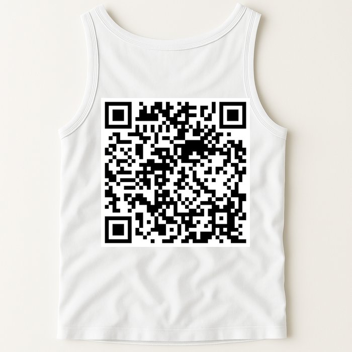 Scan Me QR Code Jesus Loves You Funny Christian  Tank Top