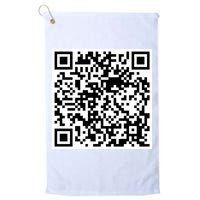 Scan Me QR Code Jesus Loves You Funny Christian  Golf Towel