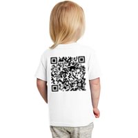 Scan Me QR Code Jesus Loves You Funny Christian  Toddler T-Shirt