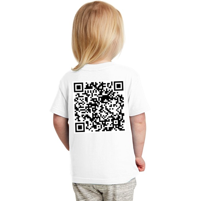 Scan Me QR Code Jesus Loves You Funny Christian  Toddler T-Shirt
