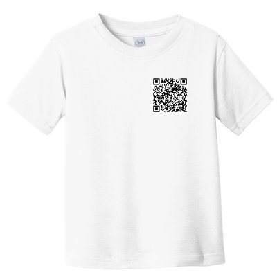 Scan Me QR Code Jesus Loves You Funny Christian  Toddler T-Shirt