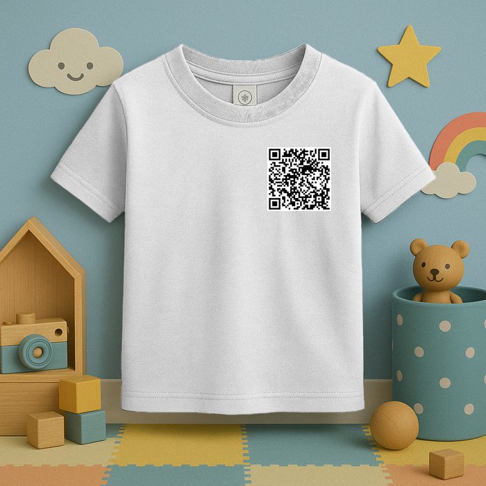 Scan Me QR Code Jesus Loves You Funny Christian  Toddler T-Shirt