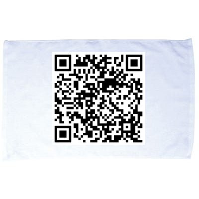 Scan Me QR Code Jesus Loves You Funny Christian  Microfiber Hand Towel