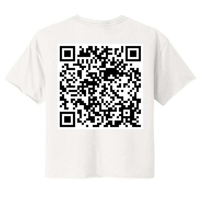 Scan Me QR Code Jesus Loves You Funny Christian  Crop Top