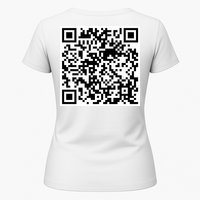 Scan Me QR Code Jesus Loves You Funny Christian  Womens T-Shirt