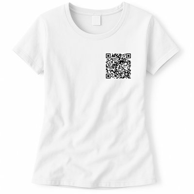 Scan Me QR Code Jesus Loves You Funny Christian  Womens T-Shirt
