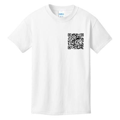 Scan Me QR Code Jesus Loves You Funny Christian  Kids T-Shirt