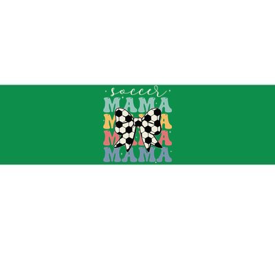 Soccer Mama Retro Groovy Soccer Softball Mom Bumper Sticker