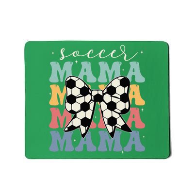 Soccer Mama Retro Groovy Soccer Softball Mom Mousepad