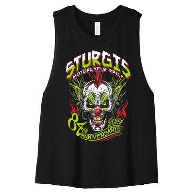 Sturgis Motorcycle Rally Women's Racerback Cropped Tank