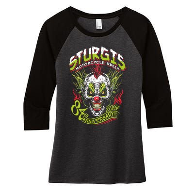 Sturgis Motorcycle Rally Women's Tri-Blend 3/4-Sleeve Raglan Shirt