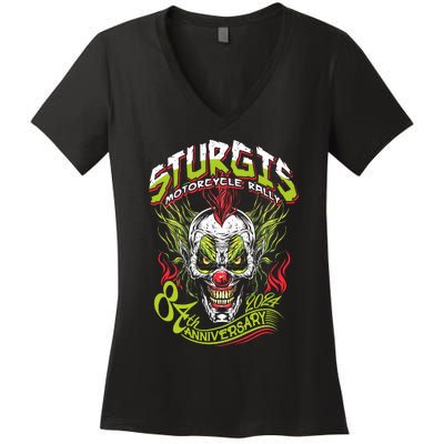 Sturgis Motorcycle Rally Women's V-Neck T-Shirt