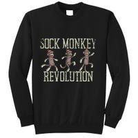 Sock Monkey Revolution Vintage Distressed Sweatshirt